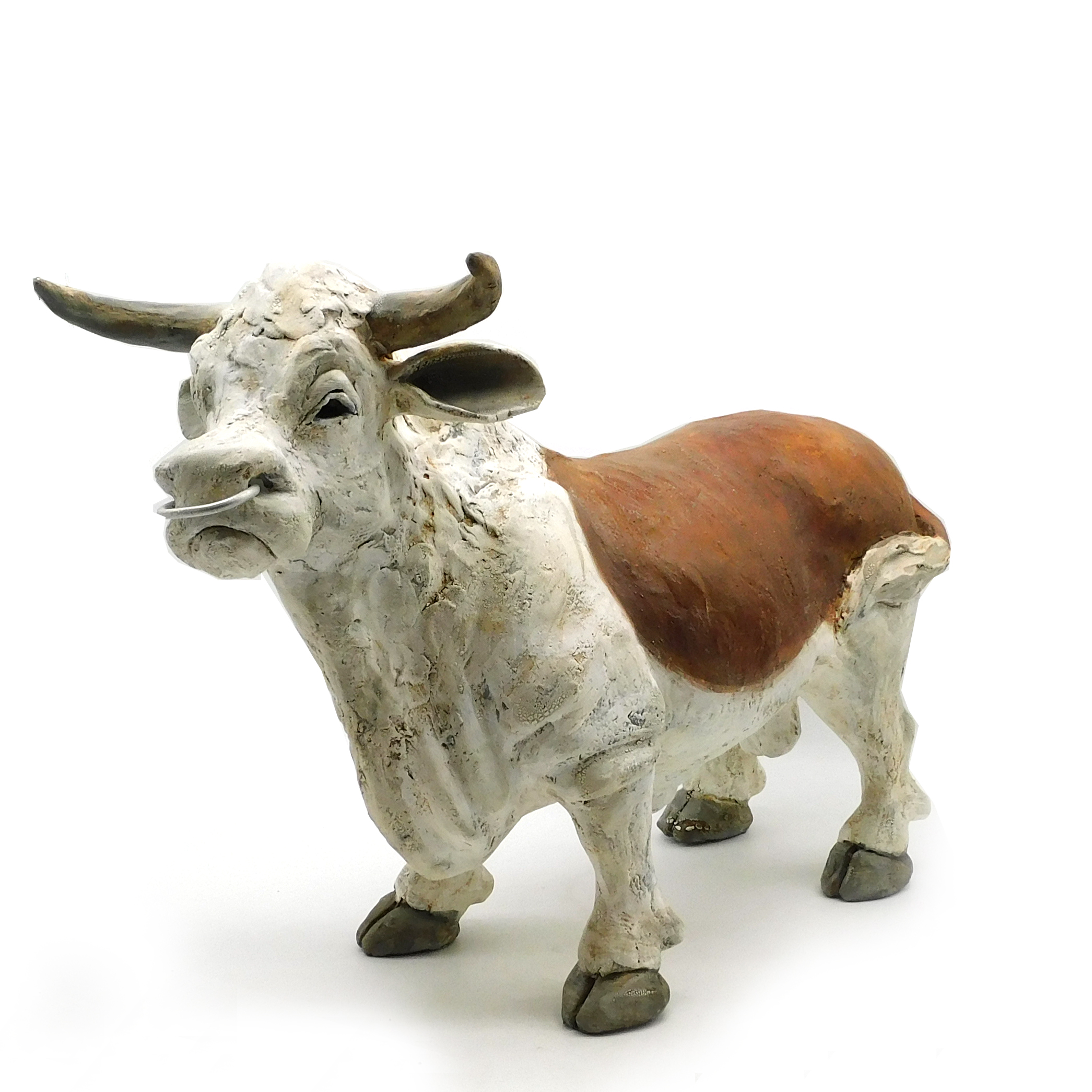 Bull by Christine Cummings Ceramics