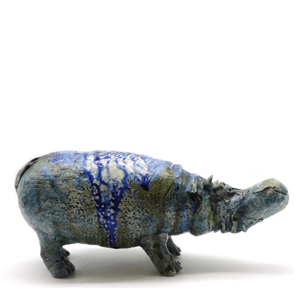 Large Blue Hippopotamus